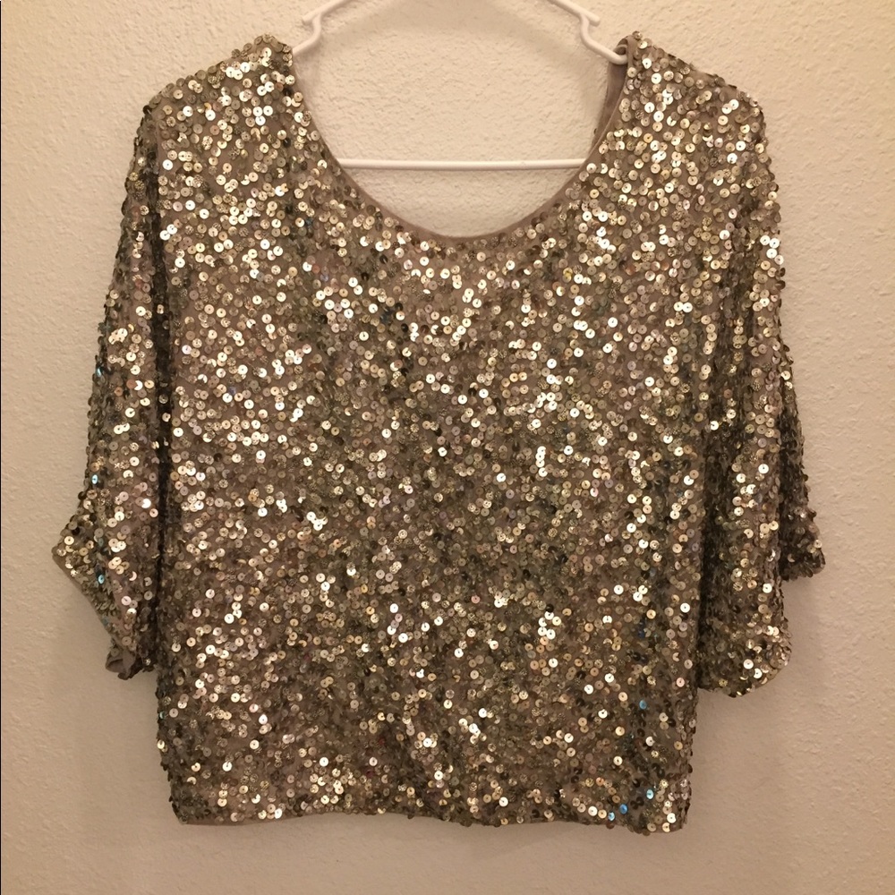 Vince Sequin Top